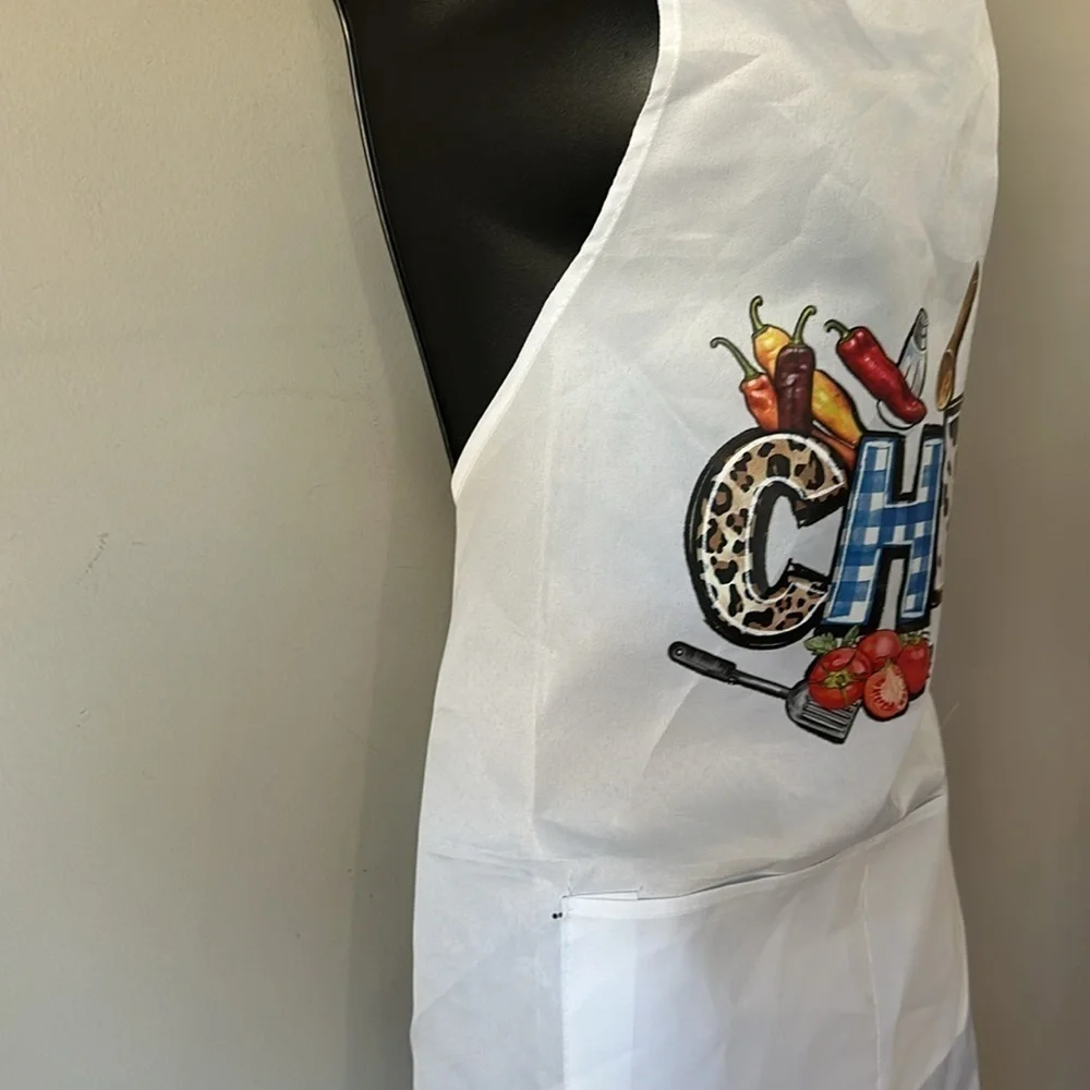 Women's Cooking Apron With Pockets~Chef Design~Baking~Animal Print~Gift